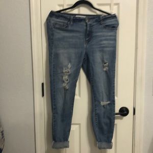 Realm Denim Distressed Oslo Wash Skinny Jeans Size 30